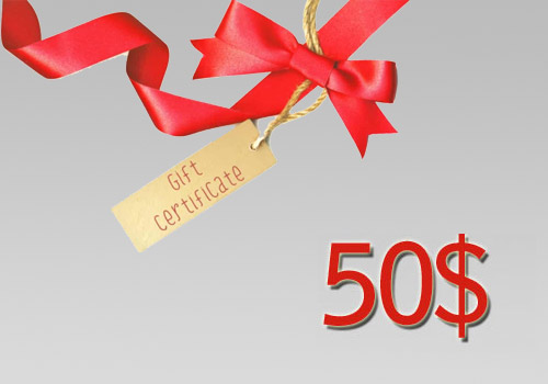 50$ Gift Certificate - Print at Home