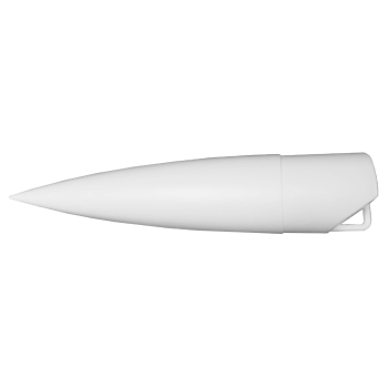 4" Nose Cone (White). 16" long