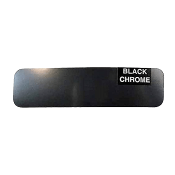 Black Chrome. Bare-Metal Foil