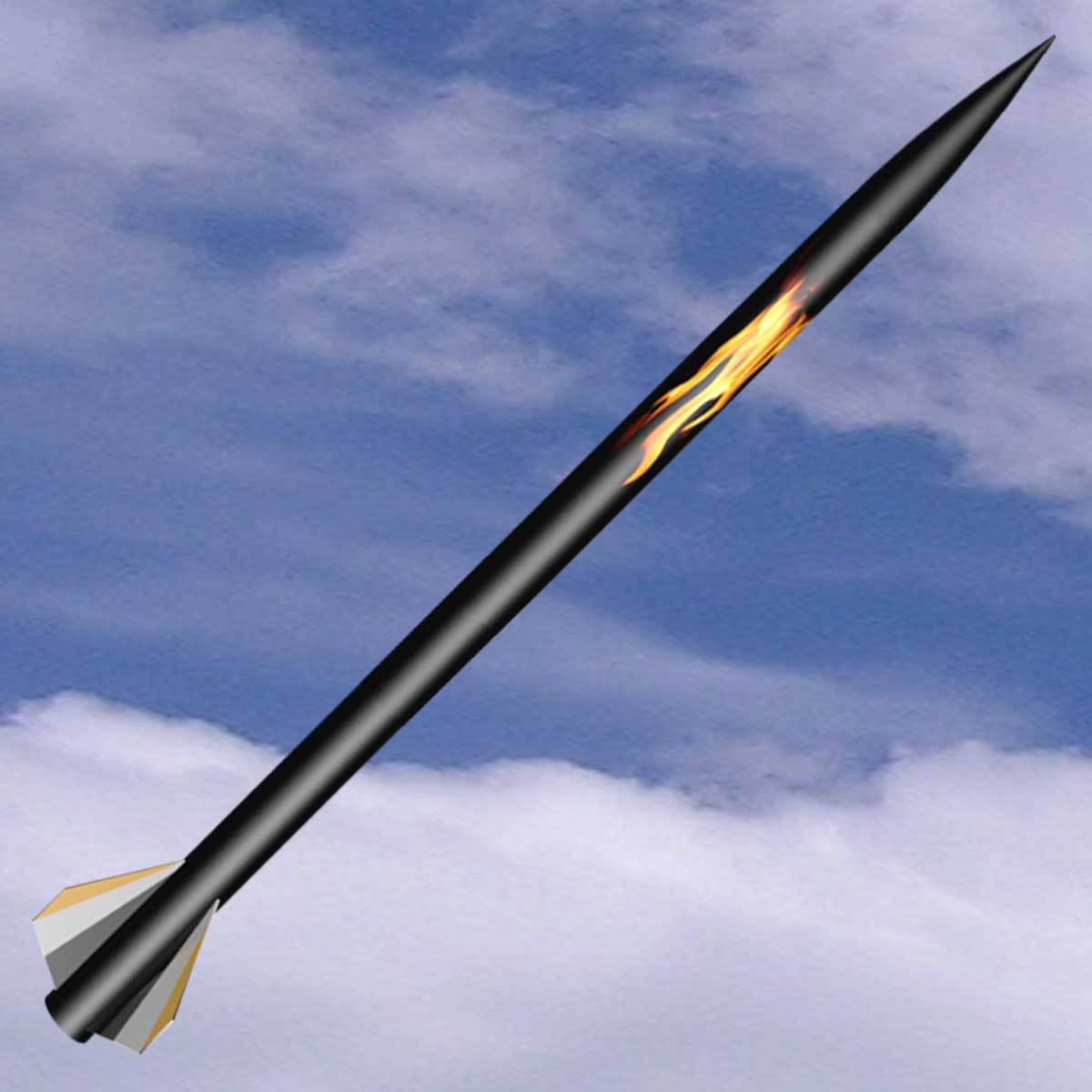 1.6\" Mini DX3 Dual Deploy Fiberglass Rocket Kit - Advanced