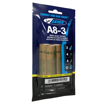 A8-3 Model Rocket Engine Flight Pack