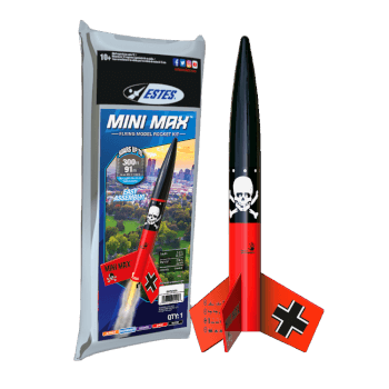 Mini Der Red Max Estes Rocket Kit
