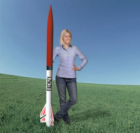 Frenzy 4\" High-Power Rocket Kit