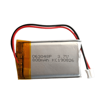 Lithium-Ion Polymer (LiPo) Battery (3.7V 900mAh)