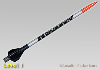 Weasel 1.6" Model Rocket Kit