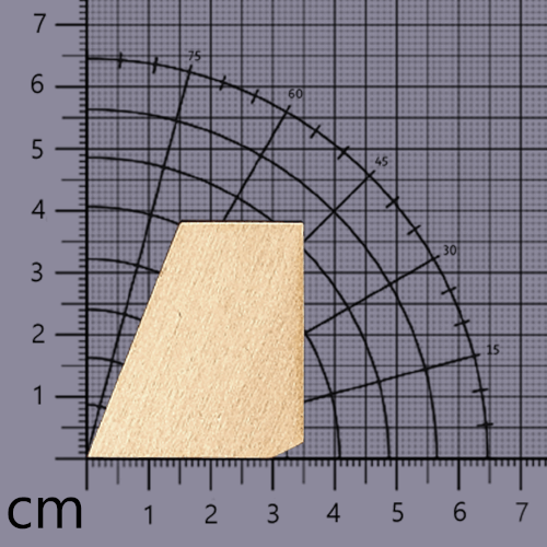 Aster Small Fin. Basswood 1/8\"