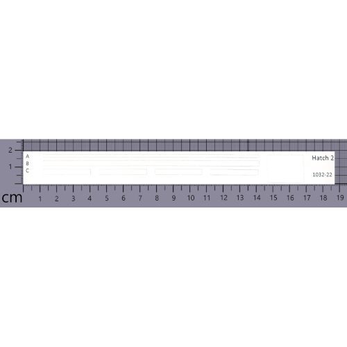 Super Chief II Adhesive Paper Bands, Hatches