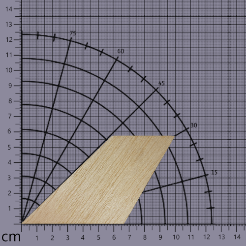 Super Chief II Main Fin. Balsa 1/8\"