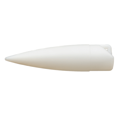 BT-50 3\" Long White Nose Cone.