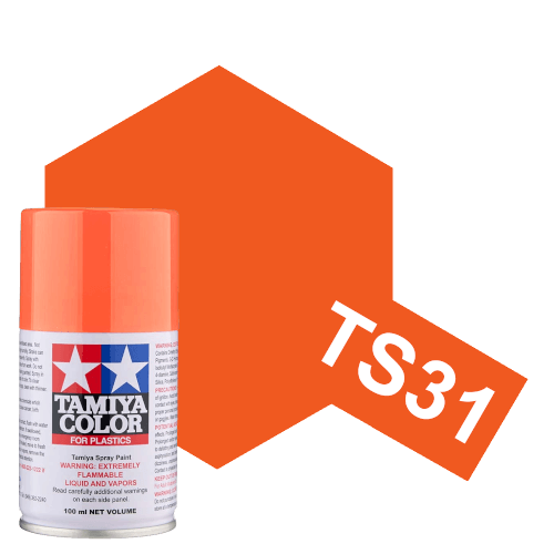 Tamiya Bright Orange Spray Paint. TS31