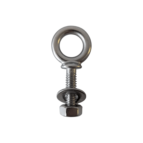 1/4\" 1\" long Welded Eye Bolt. Stainless Steel 316