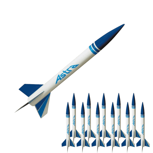 Astra 1 Bulk Pack. Set of 12 Rockets