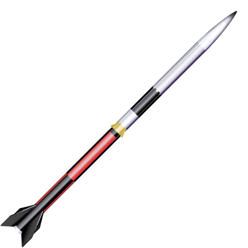 4\" Black Brant X LOC Model Rocket Kit