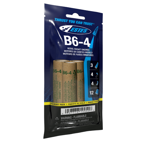 B6-4 Model Rocket Engine Flight Pack