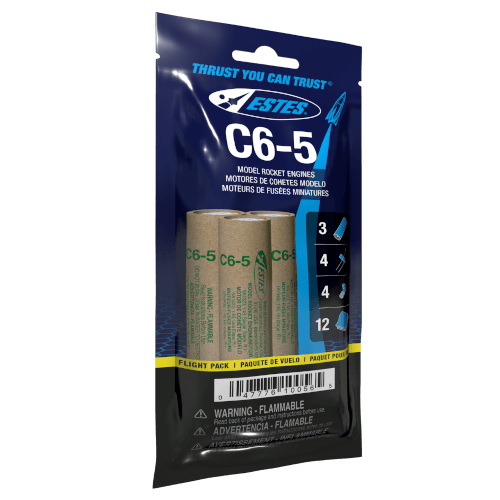 C6-5 Model Rocket Engine Flight Pack