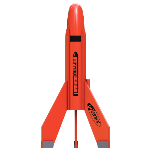 Orange Bullet Model Rocket Kit