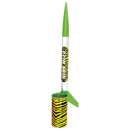 Neon Tiger Model Rocket Kit