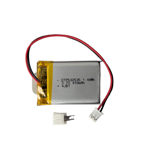 LiPo Battery (3.7v 400mAh) with OverCurrent Protection