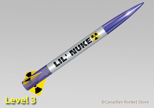 Lil\' Nuke 2.2\" Model Rocket Kit