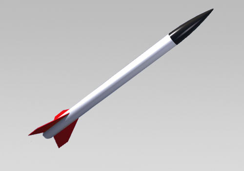 Discovery 2.6\" Model Rocket Kit