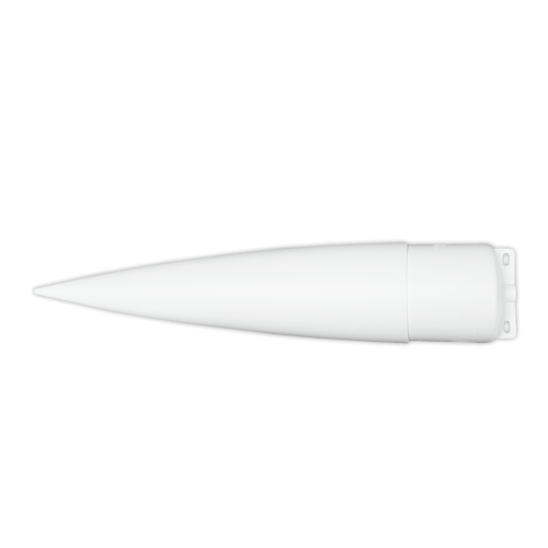 3\" Heavy Duty Nose Cone (White). 13\" long