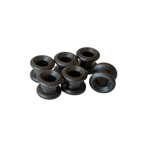 1.0\" (1010) Delrin Rail Buttons. 6-pack