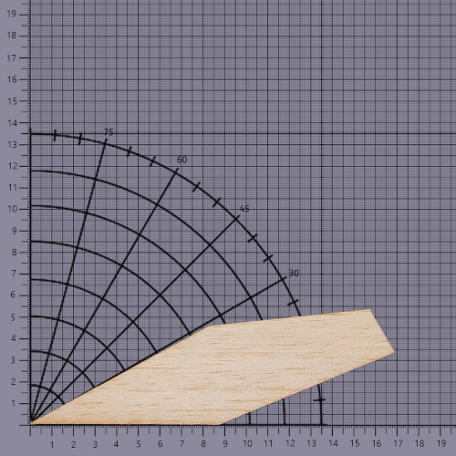 Big Bertha Fin. Balsa 1/8\"