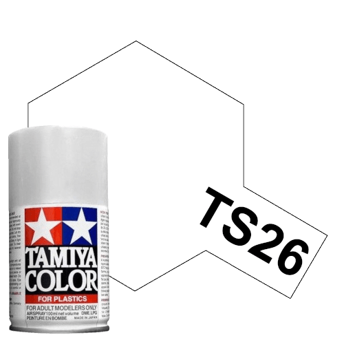 Tamiya Pure White Spray Paint. TS26