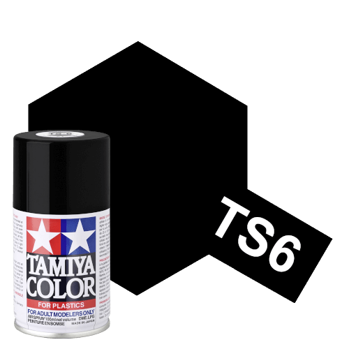 Tamiya Matte Flat Black Spray - Paints