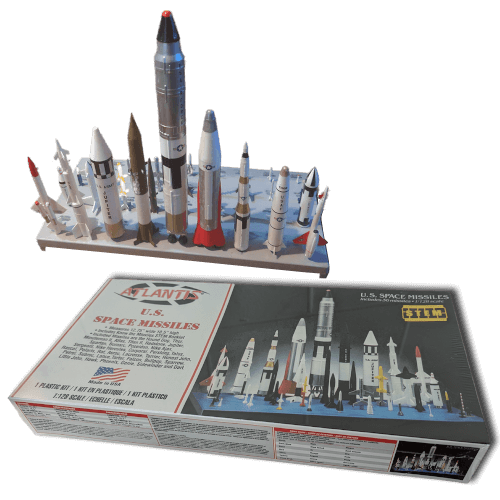 U.S. Military Space Missiles Collection - Scale 1/128