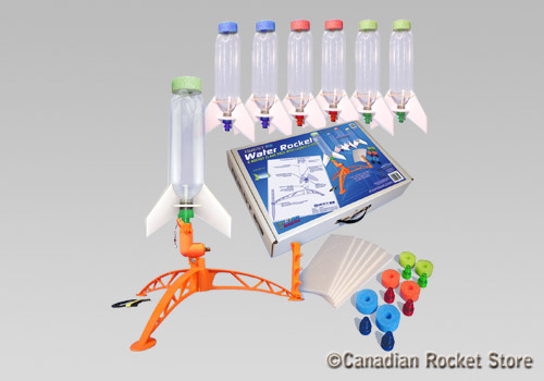 Water Rocket Complete 6 Pack (with launch system)