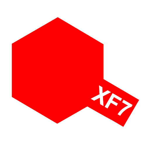 Tamiya Acrylic Paint XF7 Flat Red. 10ml