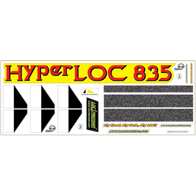 HyperLOC 835 Decal Set