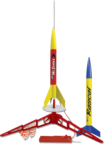 Rascal, HiJinks Model Rocket Set. 2 Rockets!