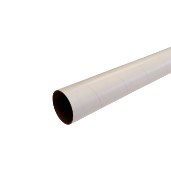 1.72" Thick-Wall White Tube. 24" Long