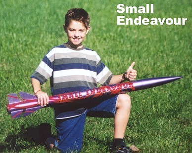 Small Endeavour 2.6\" Model Rocket Kit