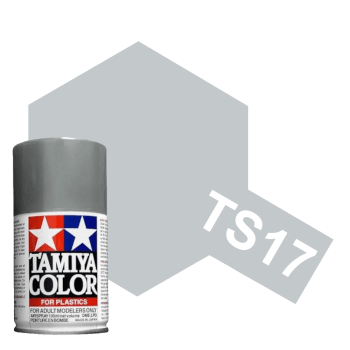 Tamiya Gloss Aluminum Silver Spray. TS17
