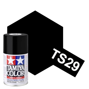 Tamiya Semi-Gloss Black Spray Paint. TS29