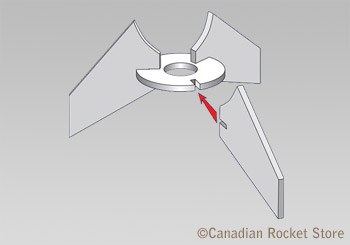 Water Rocket Fin Set