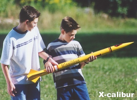X-Calibur 2.1\" Model Rocket Kit